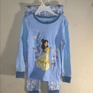 Disney Belle Blue Pajama Set for Kids